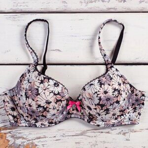 Victoria's Secret Dream Angels Underwire Bling Bra - 34C - Floral